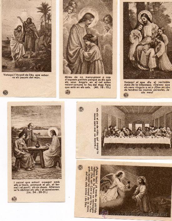 Postales: 6 papeles iglesia