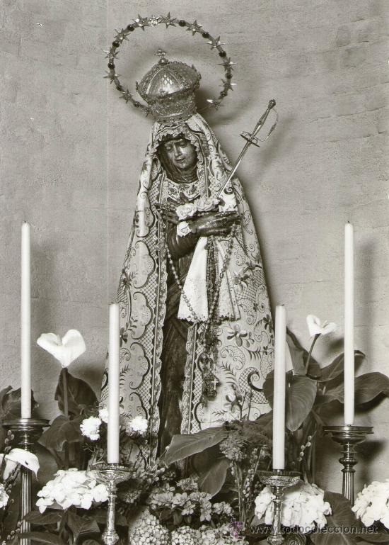 Postales: postal alemana de la virgen de los dolores - dolorosa - hospital kirche munchen