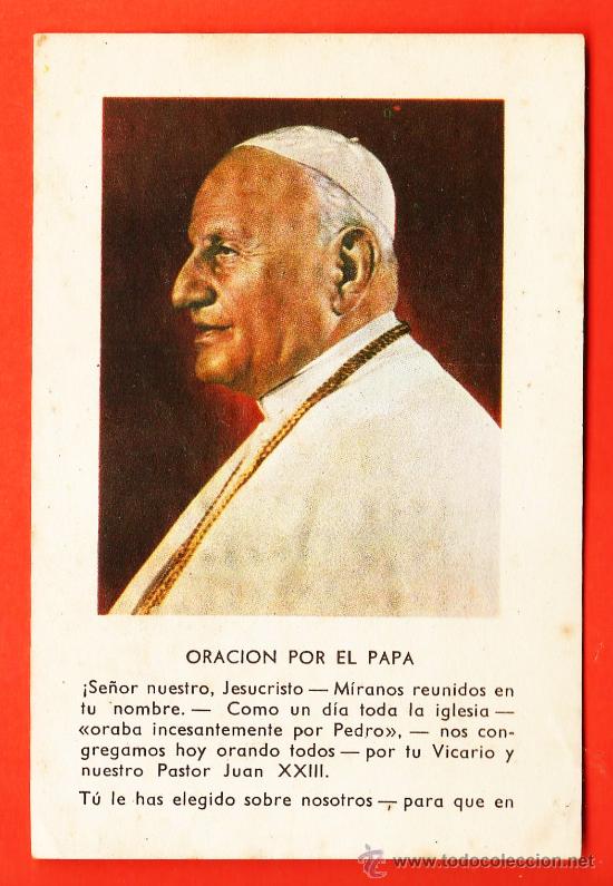 Postales: estampa / recordatorio - papa juan xxiii - a&ntilde;o 1961