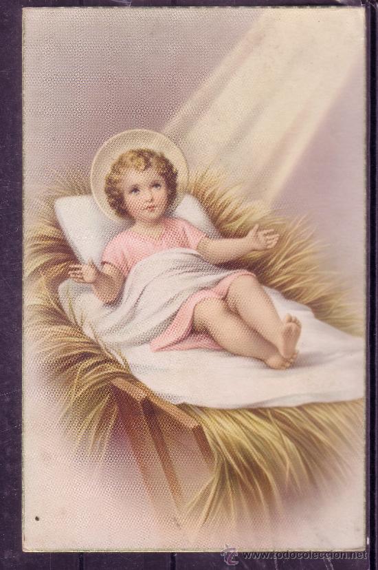 Postales: POSTAL CON DIBUJO DEL NI&Ntilde;O JESUS