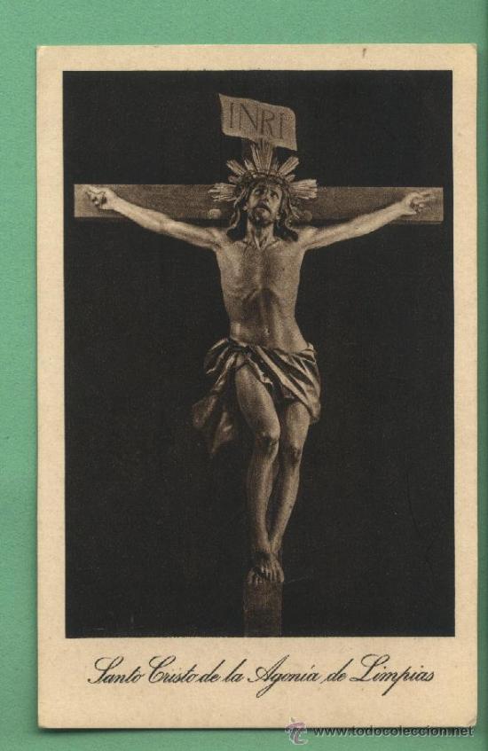 Postales: Postal Santo Cristo de la Agonia de Limpias / Nueva