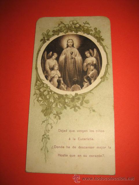 Postkarten: RECORDATORIO PRIMERA COMUNION  COLEGIO HIJAS DE LA CARIDAD ASILO POLA 1923