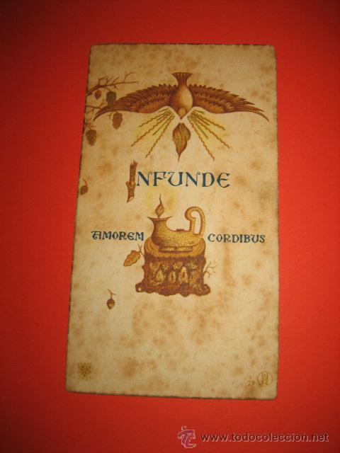 Postkarten: RECUERDO ORDENACION SACERDOTAL  INFUNDE AMOREM CORDIBUS  1943