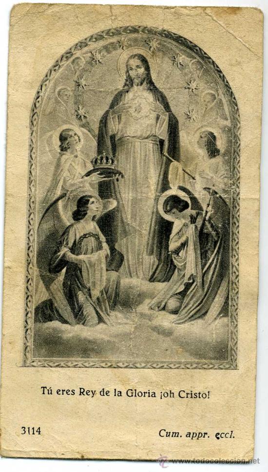 Postales: TU ERES REY DE GLORIA OH CRISTO - Foto 1