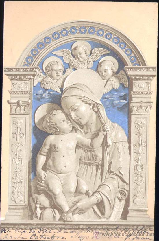 Postales: LA MADONNA DEL BAMBINO GES&Uacute; - FIRENZE