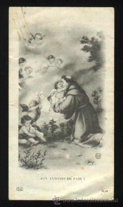 Postales: B-0406- RECORDATORIO DE SAN ANTONIO DE PADUA.