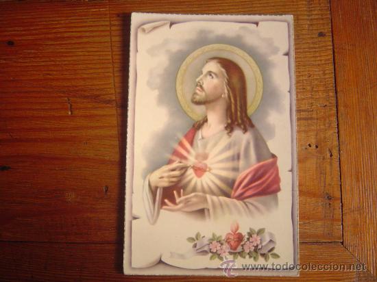 Postales: Postal de Ntro Sr. Sagrado Coraz&oacute;n.