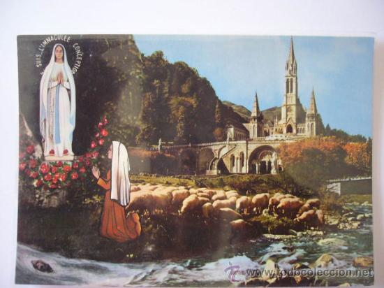 Postales: VIRGEN DE LOURDES - Foto 1