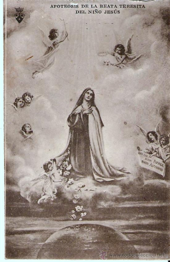 Postales: POSTAL, APOTEOSIS DE LA BEATA TERESITA DEL NI&Ntilde;O JES&Uacute;S