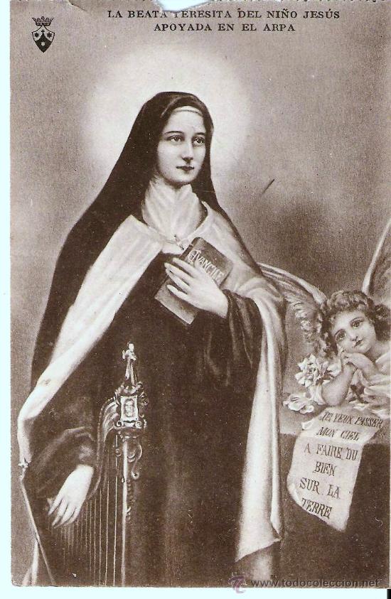 Postales: POSTAL LA BEATA TERESINA DEL NI&Ntilde;O JESUS