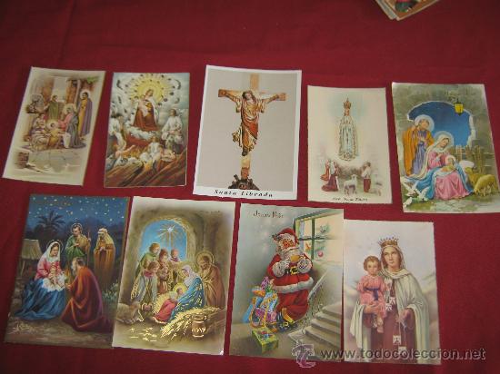 Postales: LOTE CON 9 POSTALES RELIGIOSAS - Foto 1