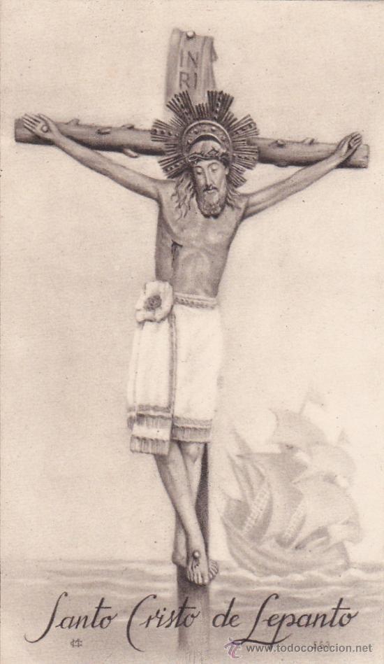 Postales: estampa Santo Cristo de Lepanto