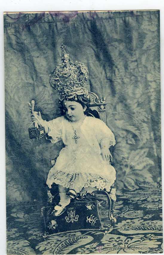 Postales: POSTAL NI&Ntilde;O JESUS CON NUEVA CORONACION