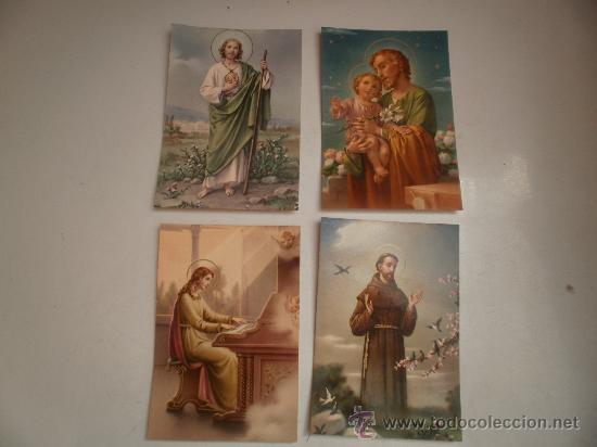 Postais: LOTE DE 4 POSTALES RELIGIOSAS
