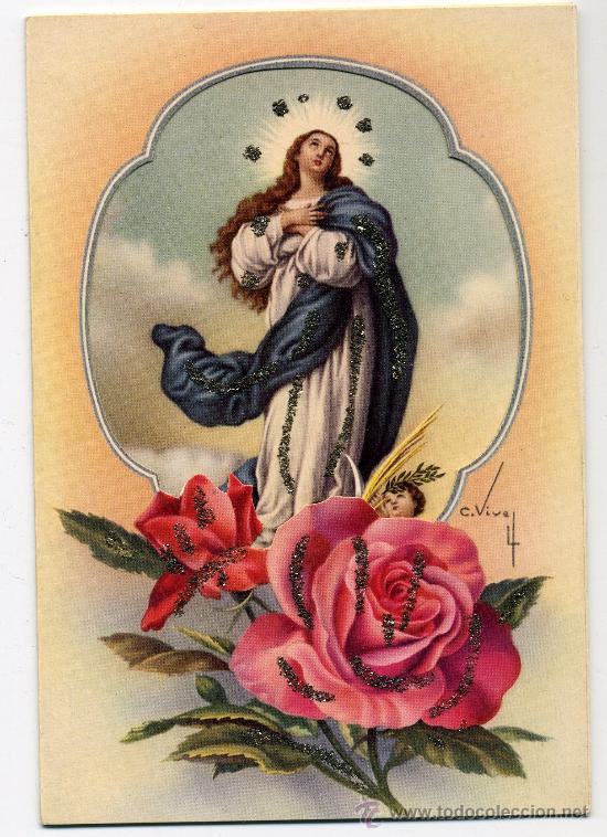 Postales: POSTAL INMACULADA CONCEPCION - TRIPTICO - Foto 1