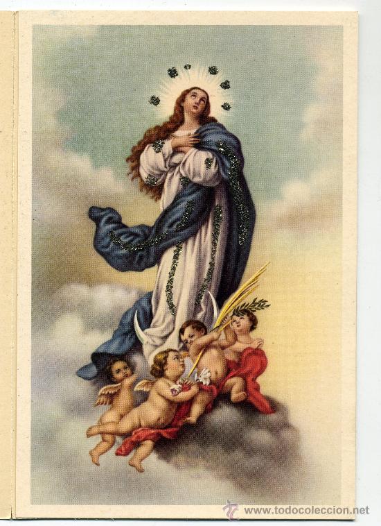 Postales: POSTAL INMACULADA CONCEPCION - TRIPTICO - Foto 2