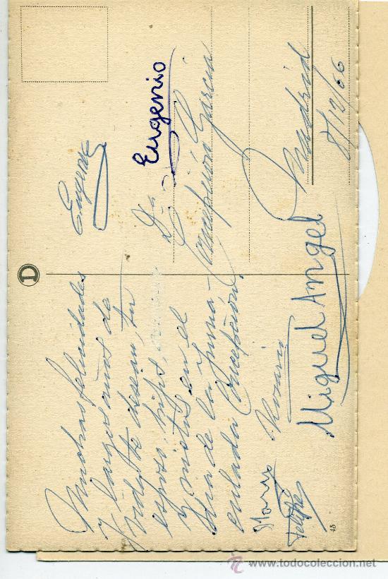 Postales: POSTAL INMACULADA CONCEPCION FECHADA 1966 - Foto 2