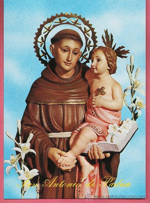 Postales: postal - san antonio de padua - n&ordm; 57 - edicion titulo en amarillo - ed. esc.oro - nueva - a&ntilde;o 1974