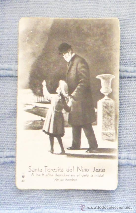 Postales: ESTAMPA SANTA TERESITA DEL NI&Ntilde;O JESUS A LOS 6 A&Ntilde;OS