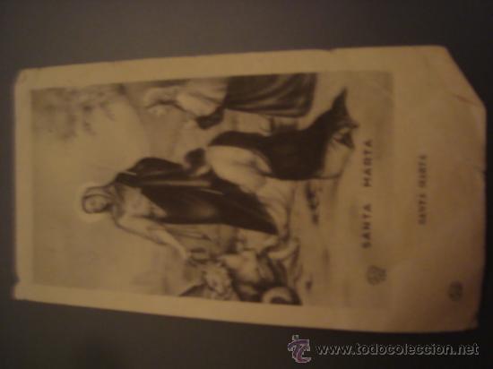 Cartes Postales: estampa religiosa santa marta