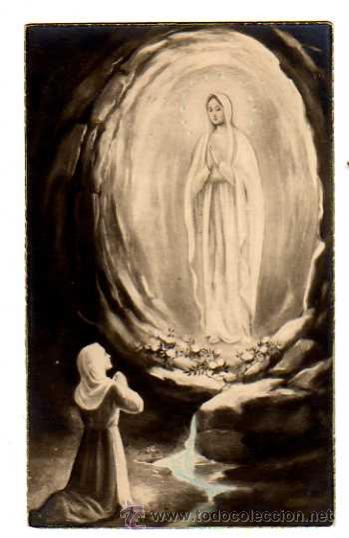 Postales: Postal religiosa.  Escrita. - Foto 1