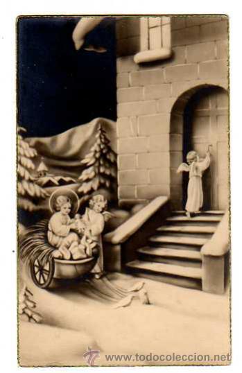 Postales: Postal religiosa.  Escrita. - Foto 1