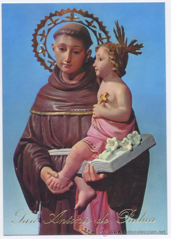 Postales: POSTAL *SAN ANTONIO DE PADUA* - ESCUDO DE ORO 1974