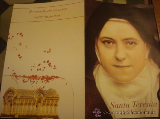 Postales: santa teresita del ni&ntilde;o jesus