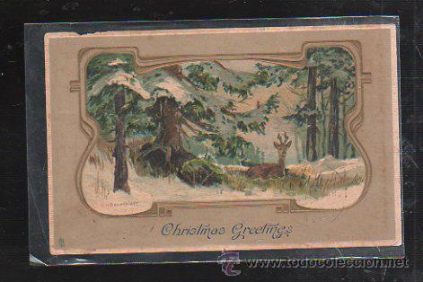 Postais: TARJETA POSTAL FELICITACIONES. CHRISTMAS GREETINGS. RAPHAEL TUCK.