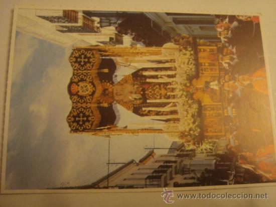 Postales: postal semana santa , virgen  maria santisima de los dolores , malaga