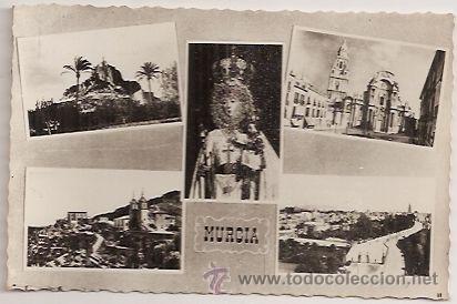Postales: Postal de la virgen de Murcia - Foto 1
