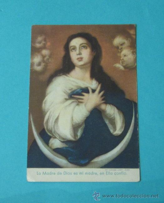 Postales: INMACULADA. EDIT. EL&Eacute;XPURU HNOS. BILBAO - Foto 1