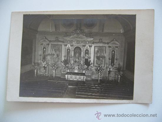 Postales: Postal Religiosa. Altar de la capilla. - Foto 1