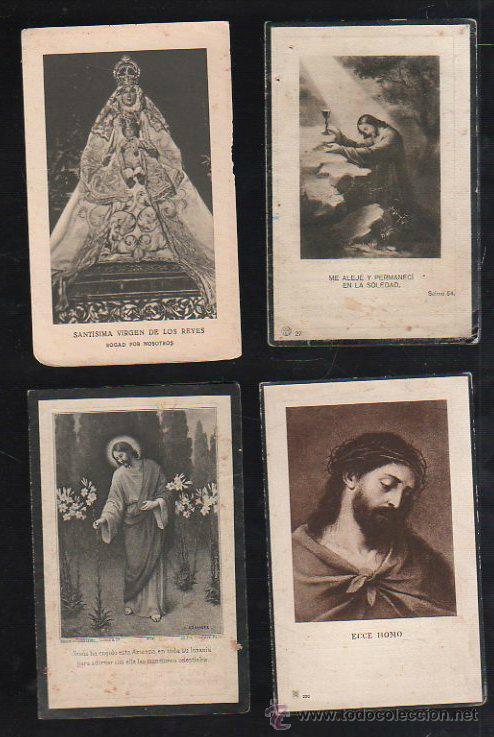 Postales: CONJUNTO DE 64 ESTAMPAS - RECORDATORIO DE DIFUNTO. - Foto 1