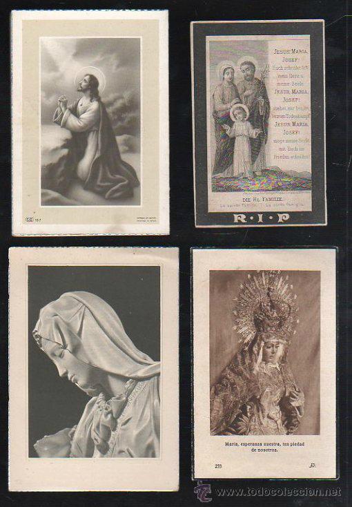 Postales: CONJUNTO DE 64 ESTAMPAS - RECORDATORIO DE DIFUNTO. - Foto 13
