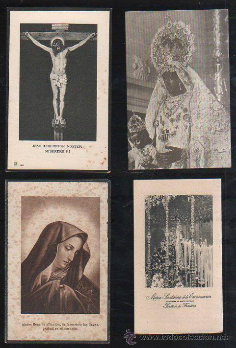 Postales: CONJUNTO DE 64 ESTAMPAS - RECORDATORIO DE DIFUNTO. - Foto 12