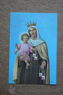 Cartoline: Postal. Ntra. Se&ntilde;ora del Carmen.