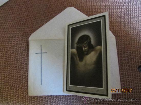 Postales: antiguon recordatorio, 1976  doble cara con imagen anterior y posterior (Virgen)