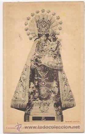 Postales: Postal de la virgen de Valencia - Foto 1