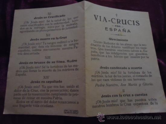 Postales: antiguo via crucis por espa&ntilde;a, editado en cadiz , impr. jose de leon calle buenos aires