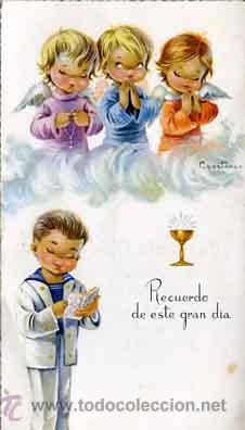 Postales: Estampa - recordatorio de primerra comunion, Almeria 1969 - Esbelta/118 C-250