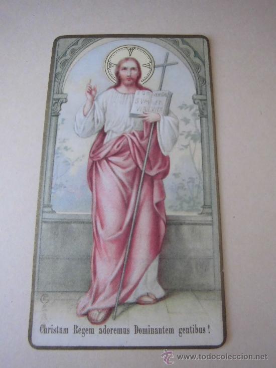 Cartes Postales: RECORDATORIO DE COMUNION IGLESIA PARROQUIAL DE BELMONTE (ASTURIAS) 1929