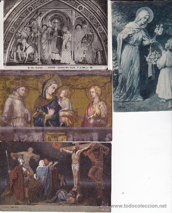 Postales: 4 postales religiosas (sin circular) - Foto 1