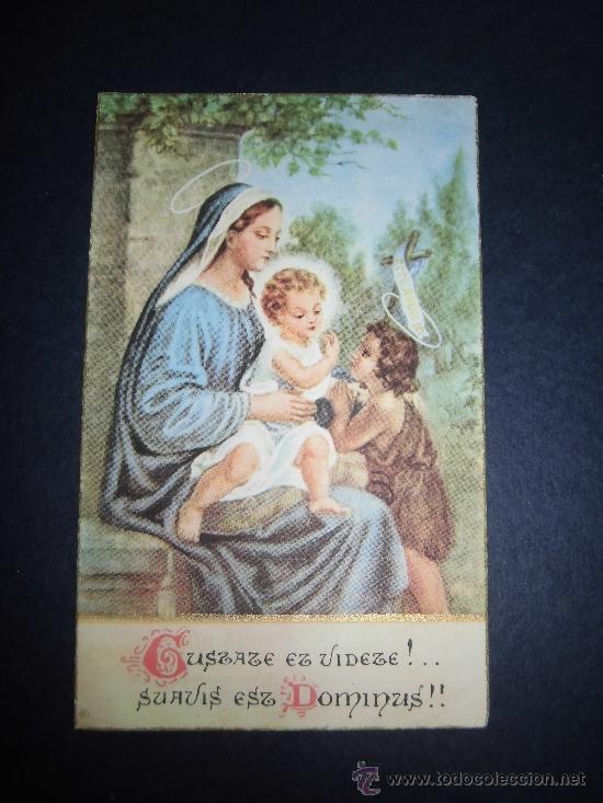 Cartoline: RECUERDO DE LA  BENDICION DE LA BANDERA DE LA ASOCIACION 1 DE MAYO DE 1954 A&Ntilde;O MARIANO