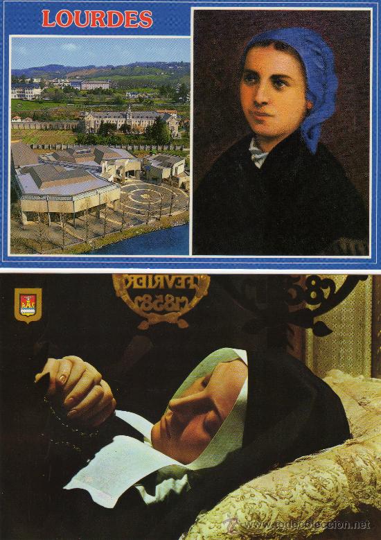 Postales: Lourdes. Sainte Bernadette. - Foto 1