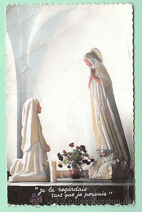Postales: La virgen de Lourdes - Foto 1