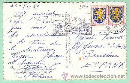 Postales: La virgen de Lourdes - Foto 2