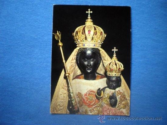 Postales: POSTAL SUIZA EISIELDEN DETALLE VIRGEN NEGRA CON NI&Ntilde;O MADONNA NO CIRCULADA
