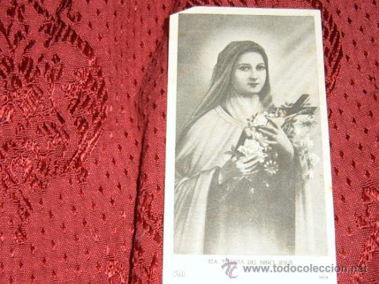 Postales: PRECIOSA ESTAMPA DE STA. TERESITA DEL NI&Ntilde;O JES&Uacute;S.VER FOTO.