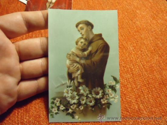 Postales: ANTIGUA ESTMPA RELIGIOSA SAN ANTONIO DE PADUA